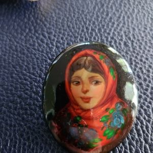 Hand painted pin